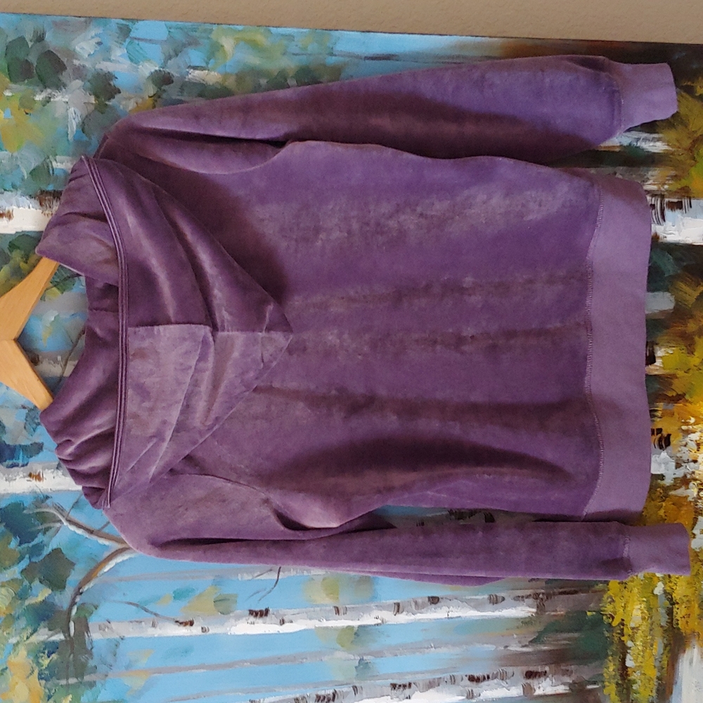 Y2K BCBGMaxAzria Velour Track Hoodie - Picture 4 of 4